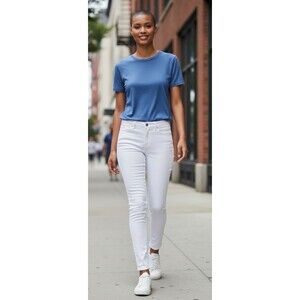 J Brand womens NEW! white skinny "Maria" premium jeans sz 26 summer party Y2K
